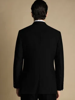 Smokings En Feestkleding|Charles Tyrwhitt - Slim-fit double-breasted diner-kostuum: colbert