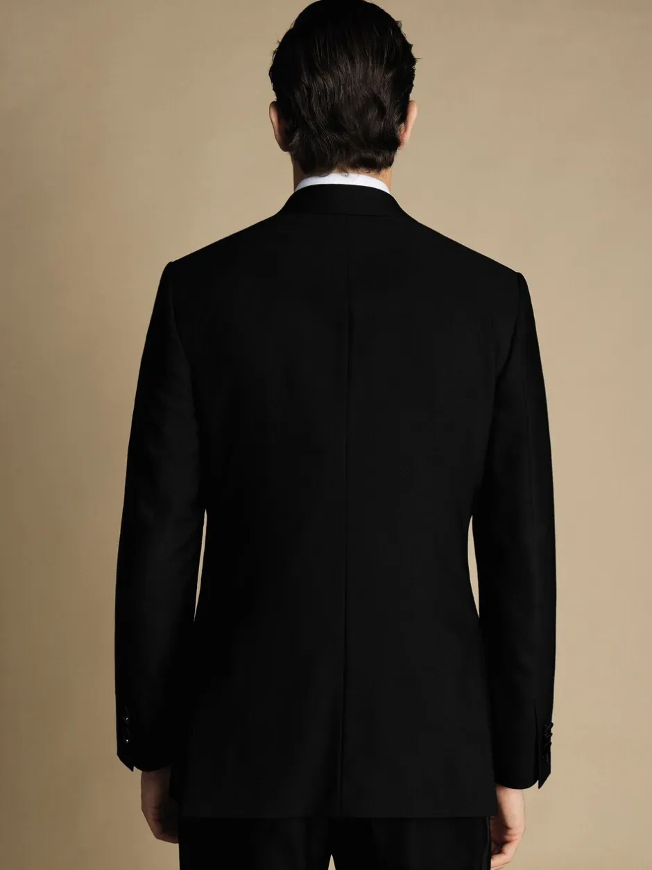 Smokings En Feestkleding|Charles Tyrwhitt - Slim-fit double-breasted diner-kostuum: colbert
