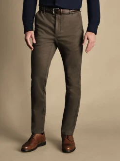 Formele Broek|Charles Tyrwhitt - Ultimate strijkvrije French chino met klassieke pasvorm