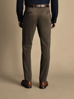 Formele Broek|Charles Tyrwhitt - Ultimate strijkvrije French chino met klassieke pasvorm
