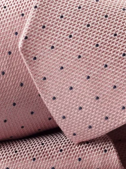 Stropdassen En Pochets*Charles Tyrwhitt - Vlekbestendige zijden stropdas met stippen