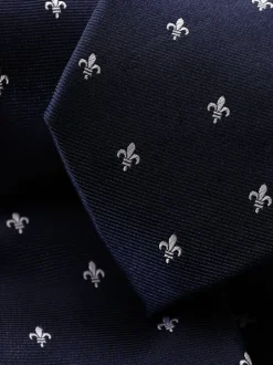 Stropdassen En Pochets*Charles Tyrwhitt French Fleur De Lys Silk Tie