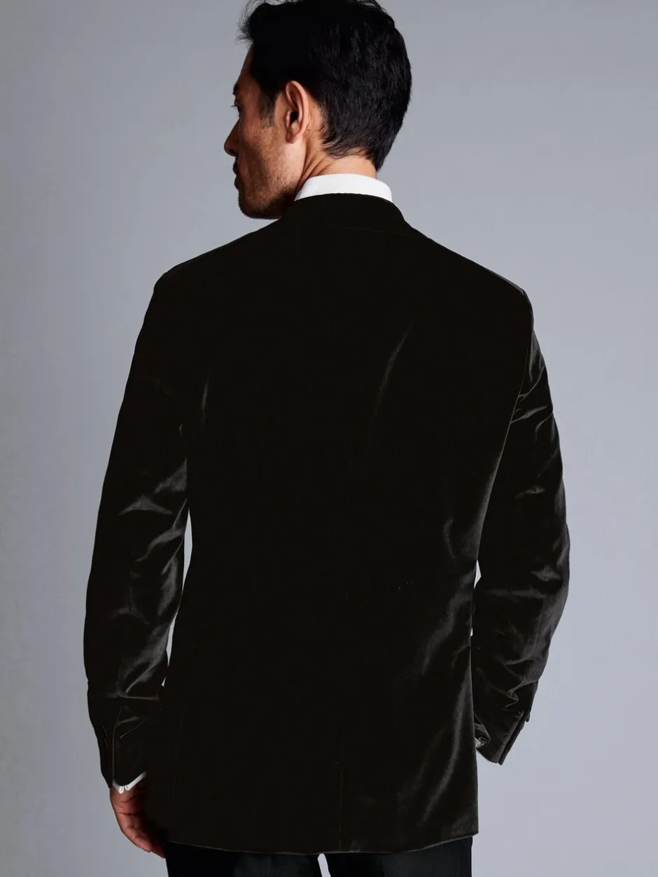 Smokings En Feestkleding|Charles Tyrwhitt Italiaans jasje van 100% katoen met klassieke pasvorm