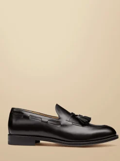 Formele Schoenen*Charles Tyrwhitt loafers van leer met kwastjes