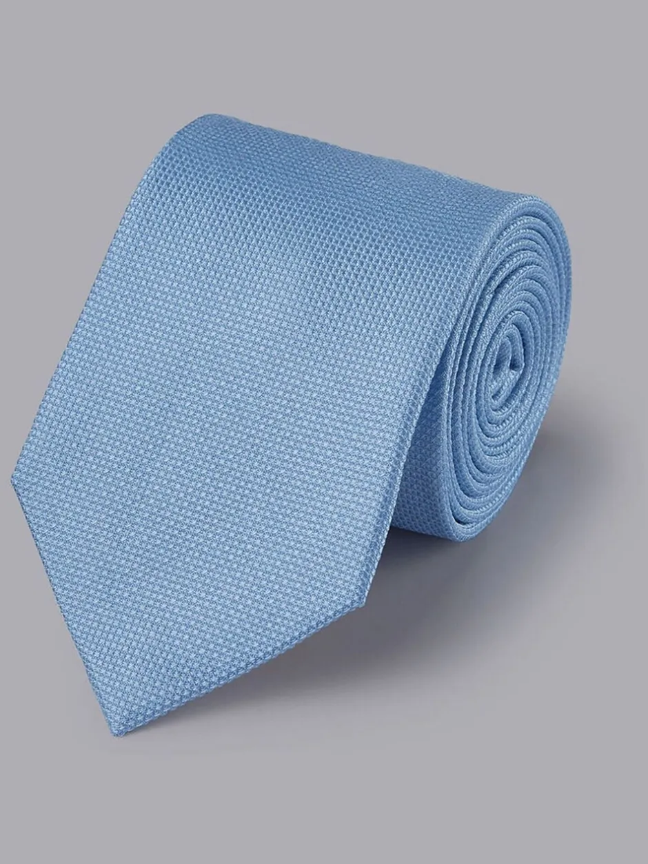 Stropdassen En Pochets|Charles Tyrwhitt vlekbestendige zijden stropdas