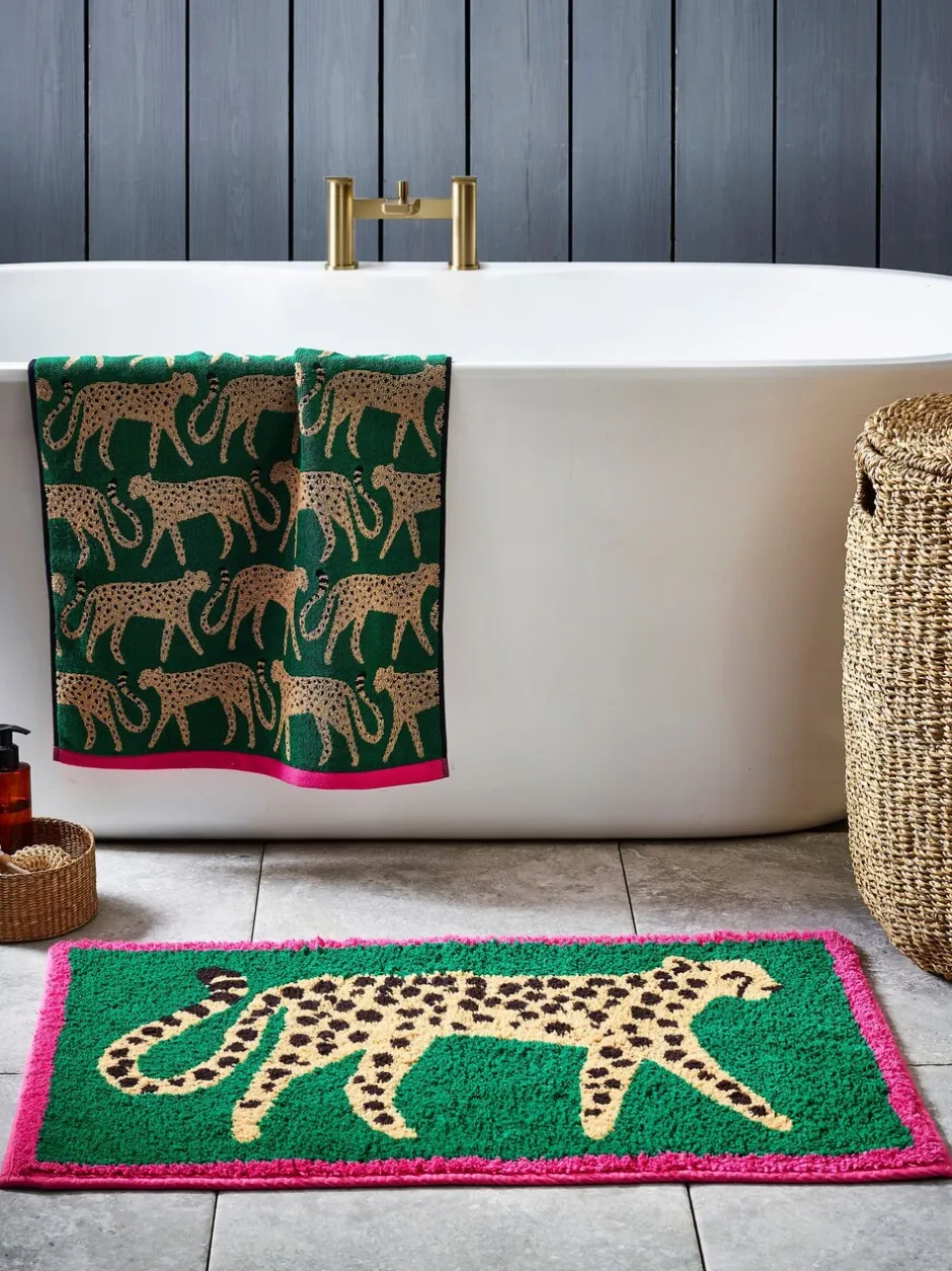 Handdoeken En Badmatten|Next Cheetah dierenprint mat