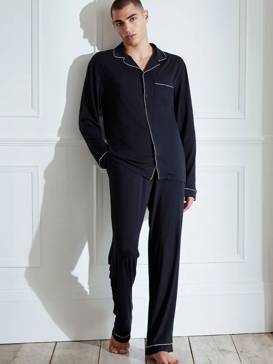 Pyjama's|Chelsea Peers TENCEL™ Modal Long Button Up Pyjama Set
