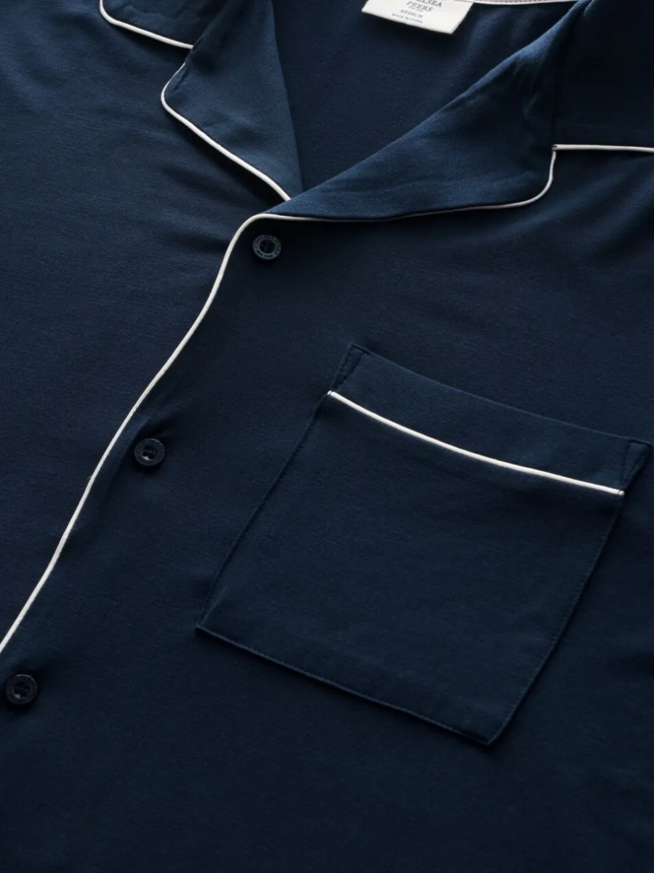 Pyjama's|Chelsea Peers TENCEL™ Modal Long Button Up Pyjama Set