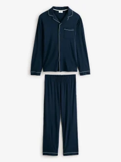 Pyjama's|Chelsea Peers TENCEL™ Modal Long Button Up Pyjama Set