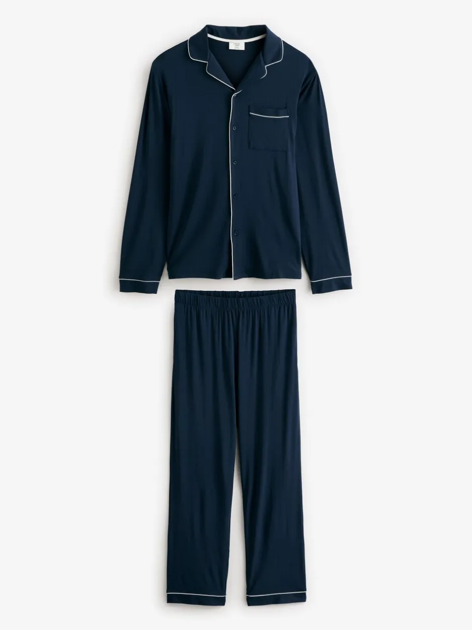 Pyjama's|Chelsea Peers TENCEL™ Modal Long Button Up Pyjama Set