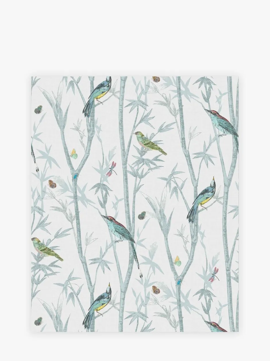 Behang|Next Chinoiserie Bird 10M Wallpaper Blauw