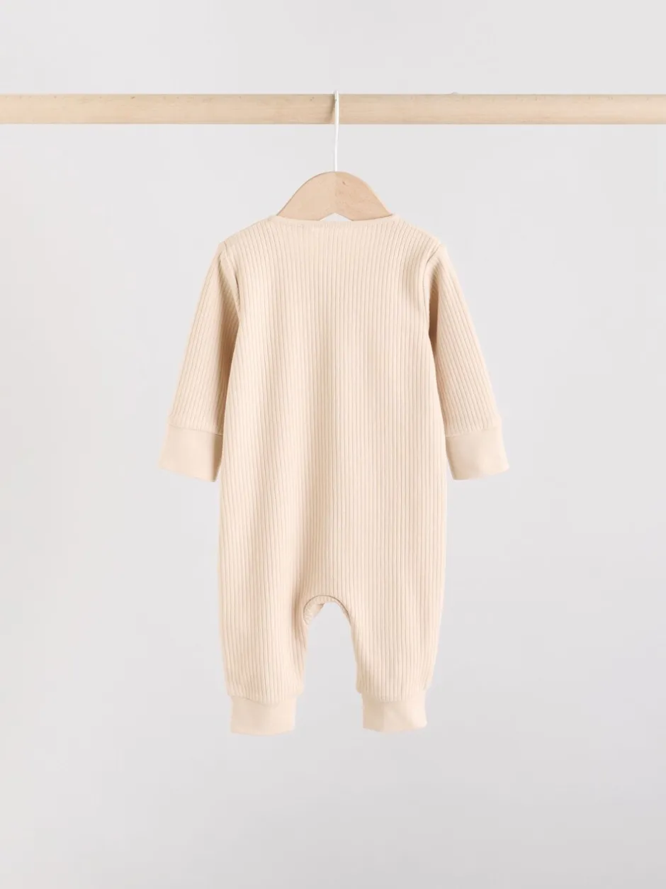 Multipacks|Babypakjes En Babypyjama's|Next Chocoladebruin - 3 Pack Baby slaappakken (0mnd-3jr)