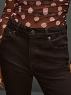 Jeans|Next - Authentieke relaxed skinny jeans Chocoladebruin