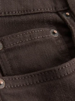 Jeans|Next - Authentieke relaxed skinny jeans Chocoladebruin