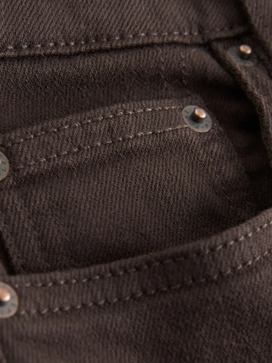 Jeans|Next - Authentieke relaxed skinny jeans Chocoladebruin
