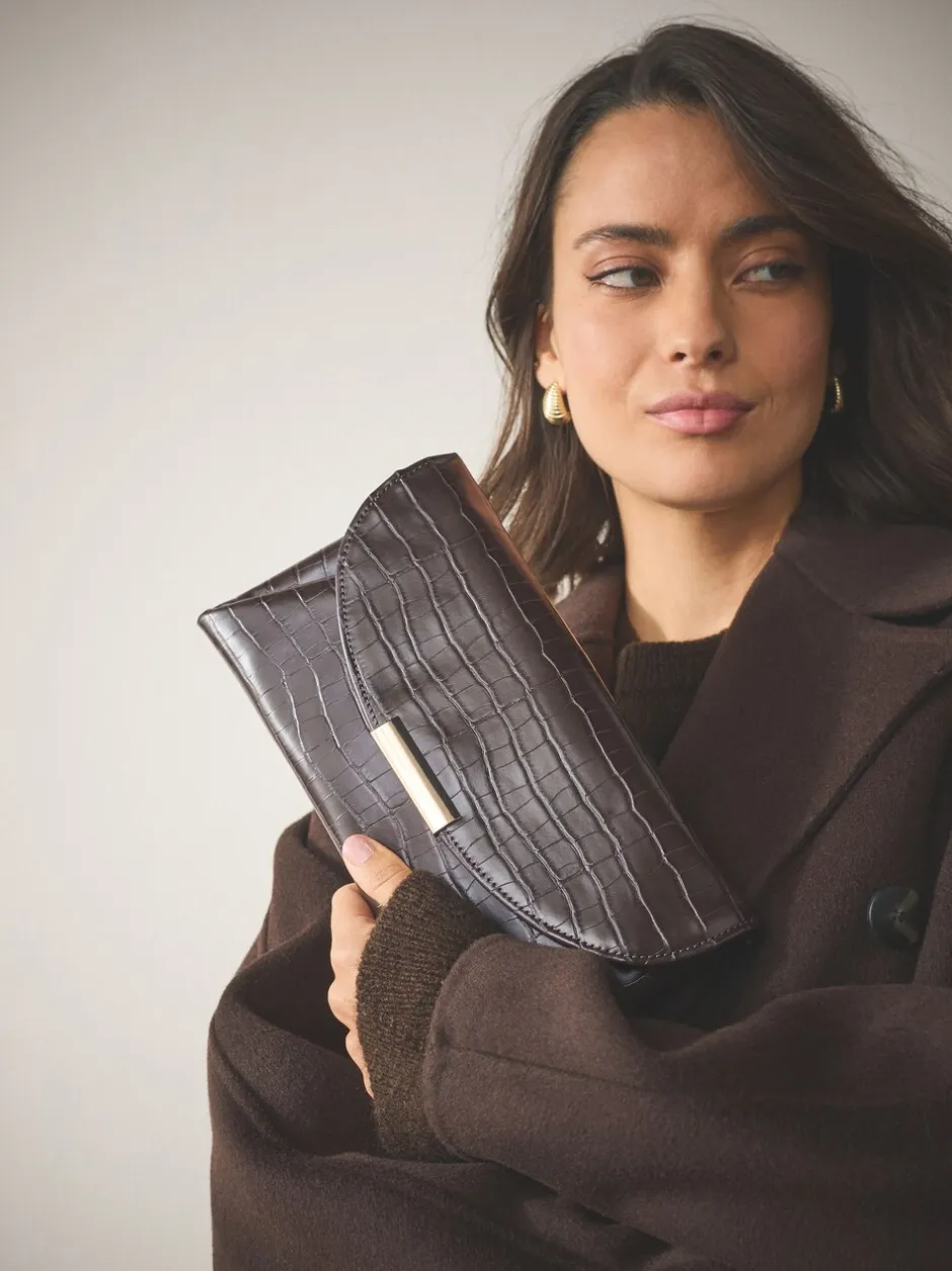Tassen En Portemonnees*Next - Clutch Chocoladebruin