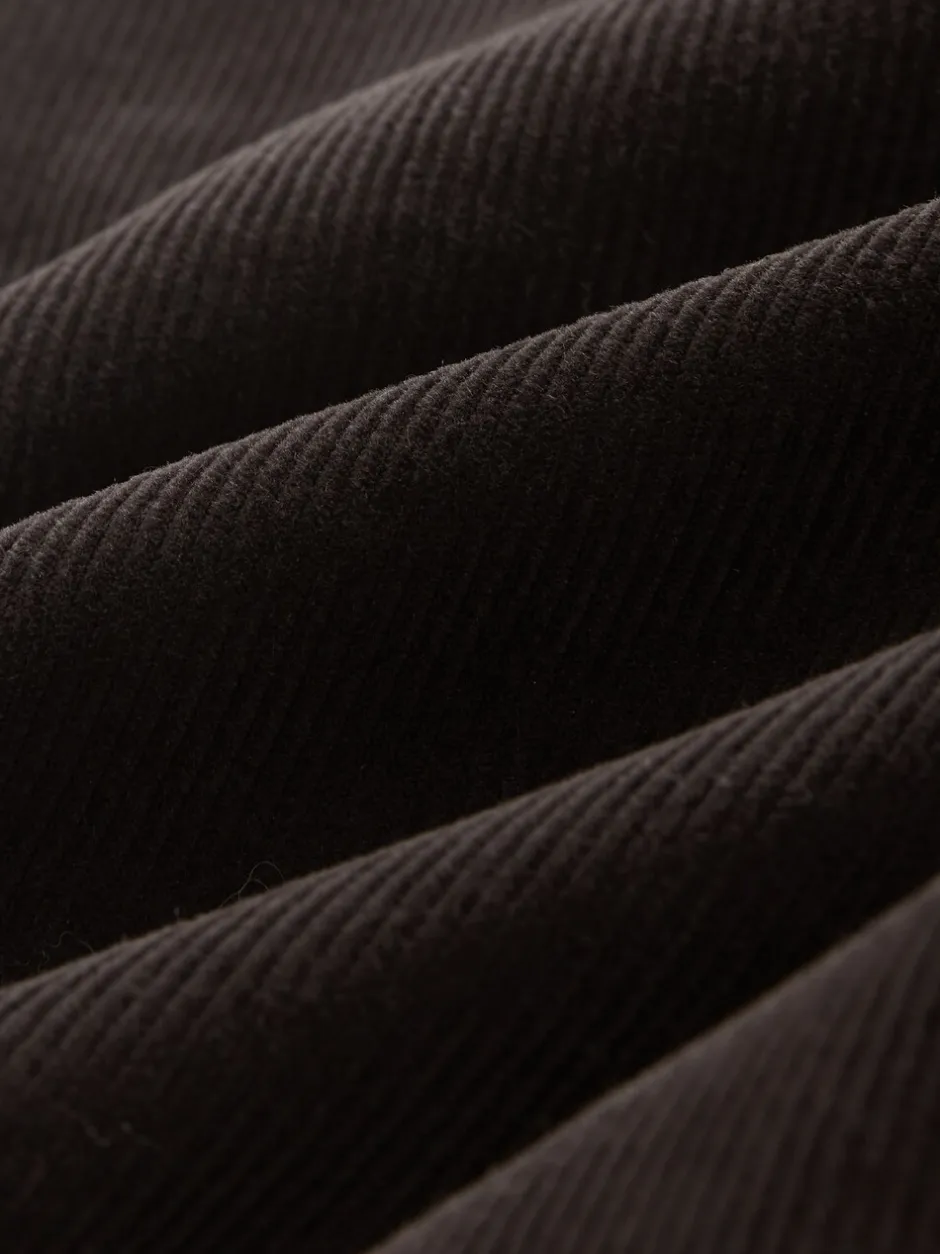 Broeken*Next - Corduroy broek met wijde pijpen Chocoladebruin