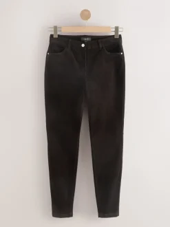 Broeken|Next - Corduroy skinny broek Chocoladebruin