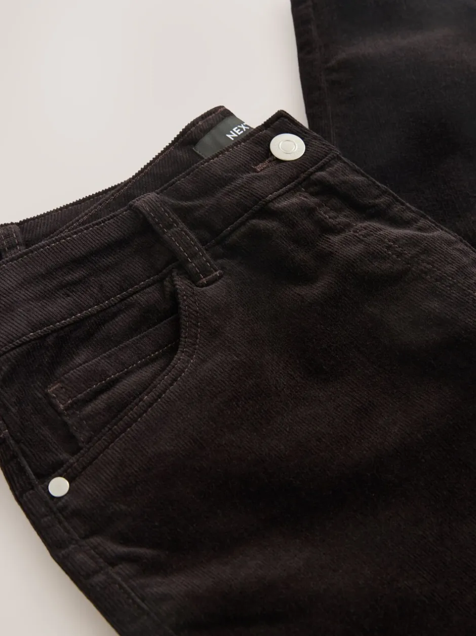 Broeken|Next - Corduroy skinny broek Chocoladebruin