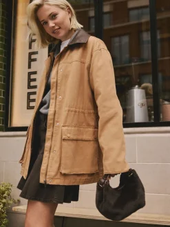 Tassen En Portemonnees|Next - Crossbodytas van imitatiebont Chocoladebruin