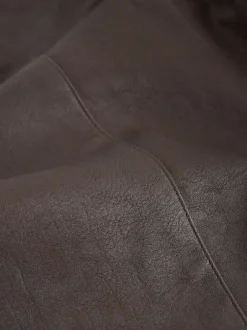 Kostuums En Werkkleding*Next Chocoladebruin - Faux Leather Flared Trousers