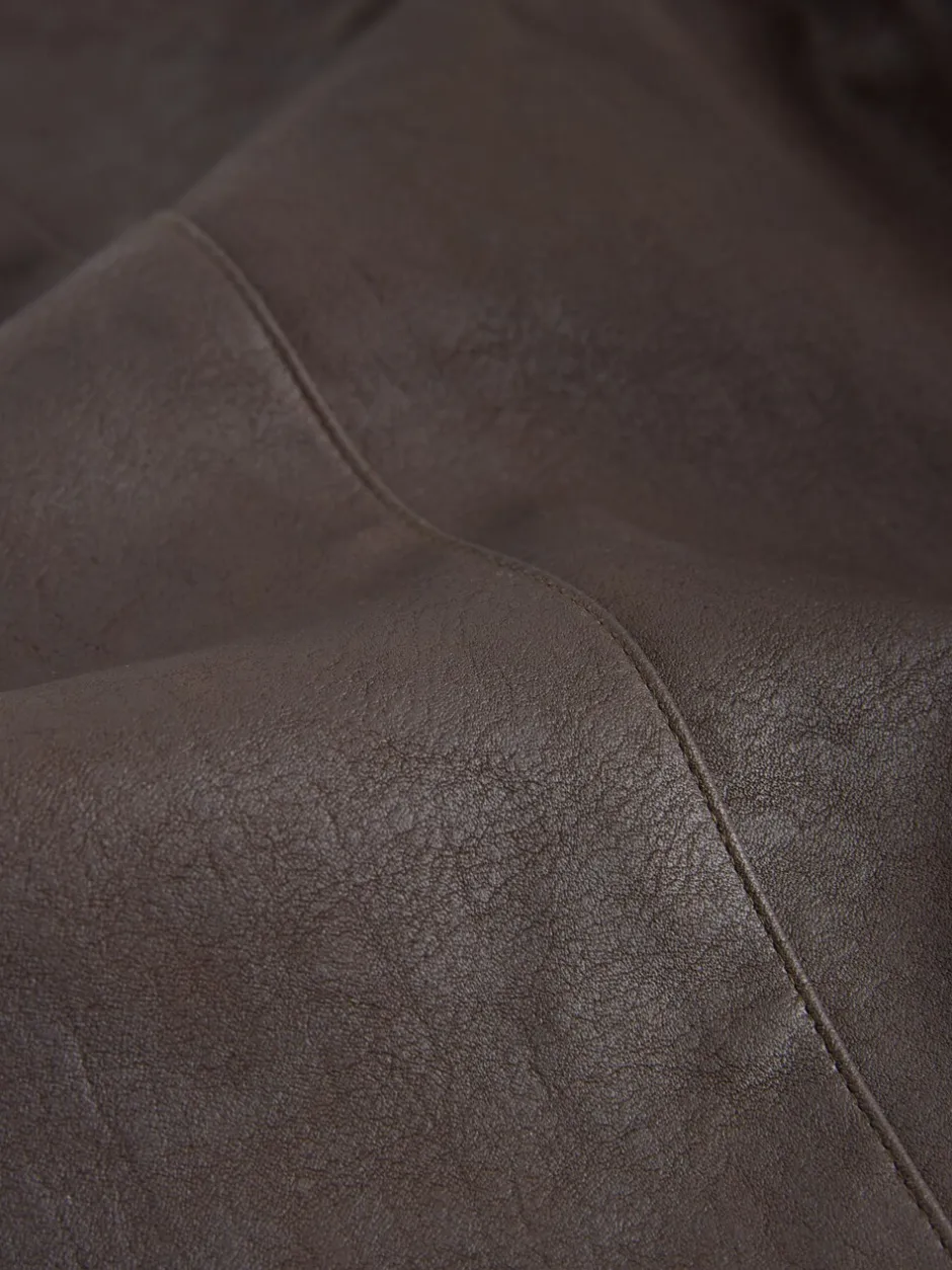 Kostuums En Werkkleding*Next Chocoladebruin - Faux Leather Flared Trousers