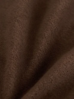 Hoody's En Sweatshirts*Next - Fleece trui met korte rits Chocoladebruin