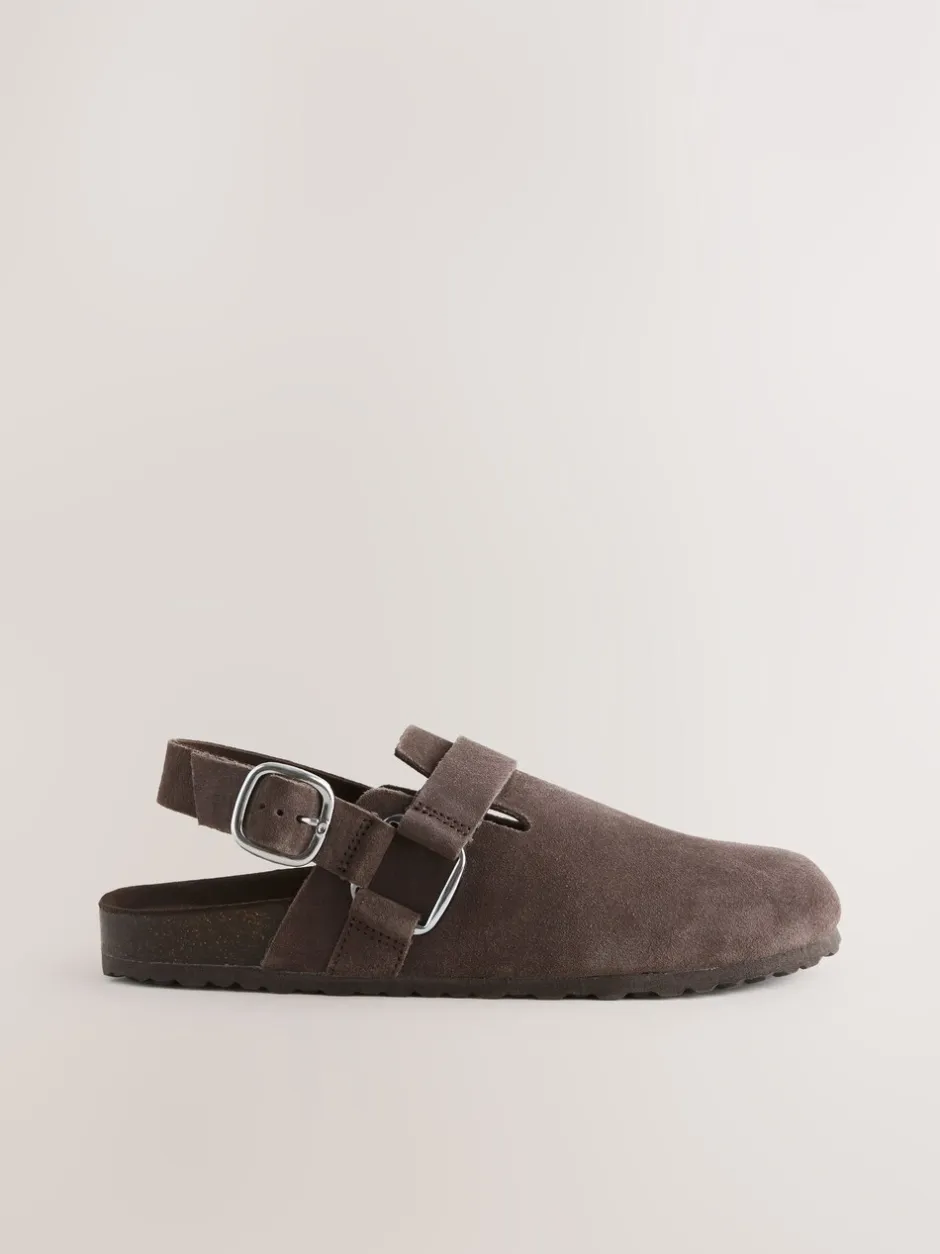Lage Schoenen*Next - Forever Comfort® Slingback Footbed Shoes Chocoladebruin