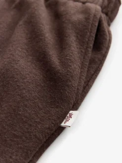 Broeken|Laura Ashley - gebreide loungebroek Chocoladebruin