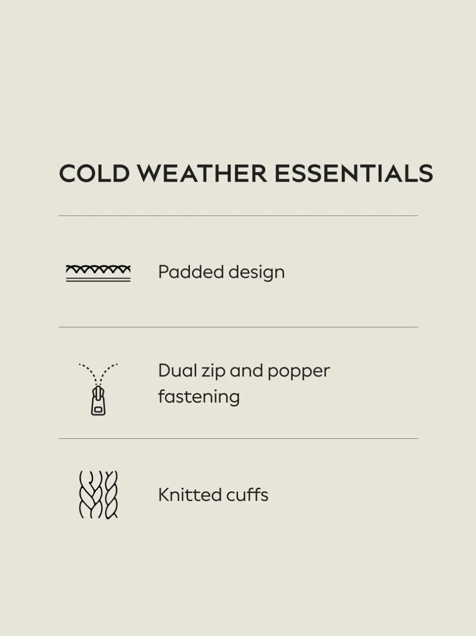 Jassen En Jacks*Next Chocoladebruin - Long Padded Check Longline Coat