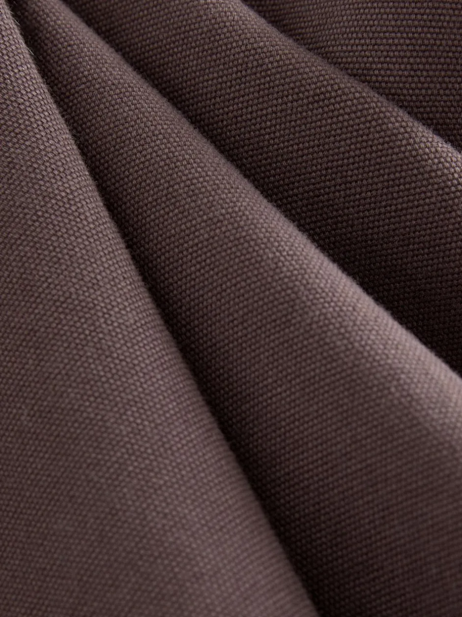 Formele Overhemden*Next - Long Sleeve Garment Dyed Oxford Shirt Chocoladebruin