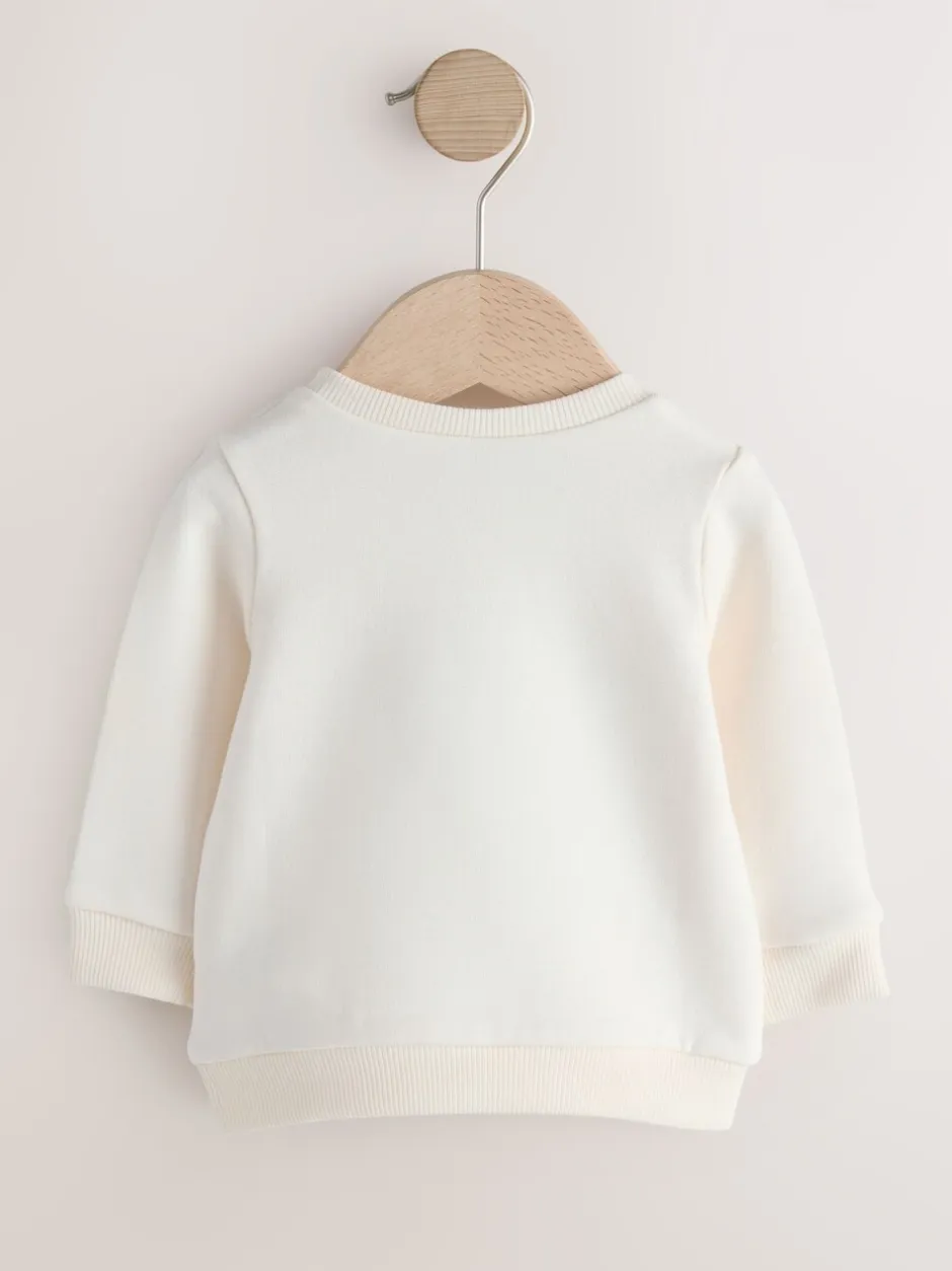 Hoody's En Sweatshirts|Moederschap*Next - Maternity Mini Me Sweatshirt Set Chocoladebruin