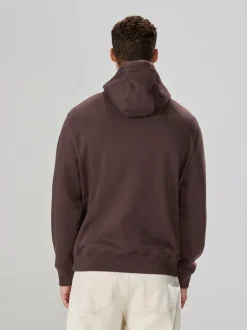 Sweaters En Hoody´S|Sweaters En Hoody´S|Next Chocoladebruin - Normale Pasvorm - Zwaargewicht Cotton Rich Jersey Hoodie
