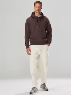 Sweaters En Hoody´S|Sweaters En Hoody´S|Next Chocoladebruin - Normale Pasvorm - Zwaargewicht Cotton Rich Jersey Hoodie