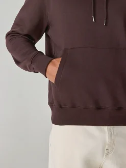 Sweaters En Hoody´S|Sweaters En Hoody´S|Next Chocoladebruin - Normale Pasvorm - Zwaargewicht Cotton Rich Jersey Hoodie