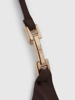 Badkleding*Reiss - Riah triangel-halterbikinitop Chocoladebruin