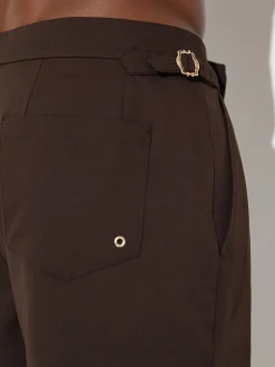 Badkleding*Reiss - Sun Side Adjuster zwemshort Chocoladebruin