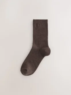 Sokken En Panty's*Next - Set van 2 paar thermische fleece sokken Chocoladebruin