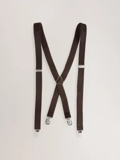 Riemen En Bretels*Next Chocoladebruin - Smalle bretels