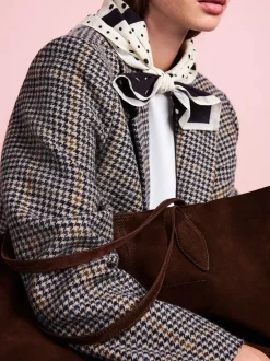 Tassen En Portemonnees*Next Chocoladebruin - Tabitha Simmons x Sophie Suede Shopper Bag