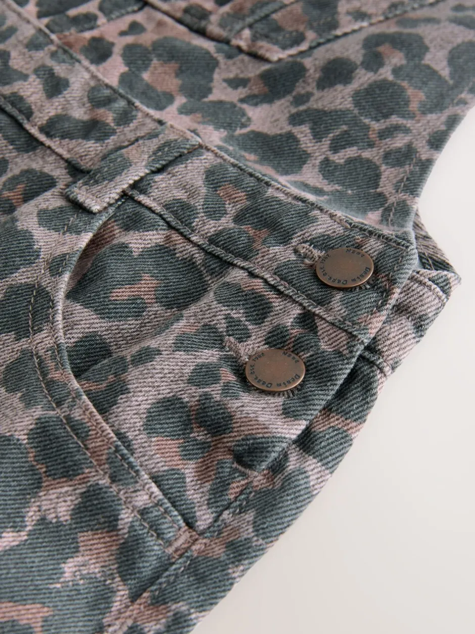 Tuinbroeken|Jumpsuits En Playsuits|Next Chocoladebruin - Tuinbroek met dierenprint (3-16jr)