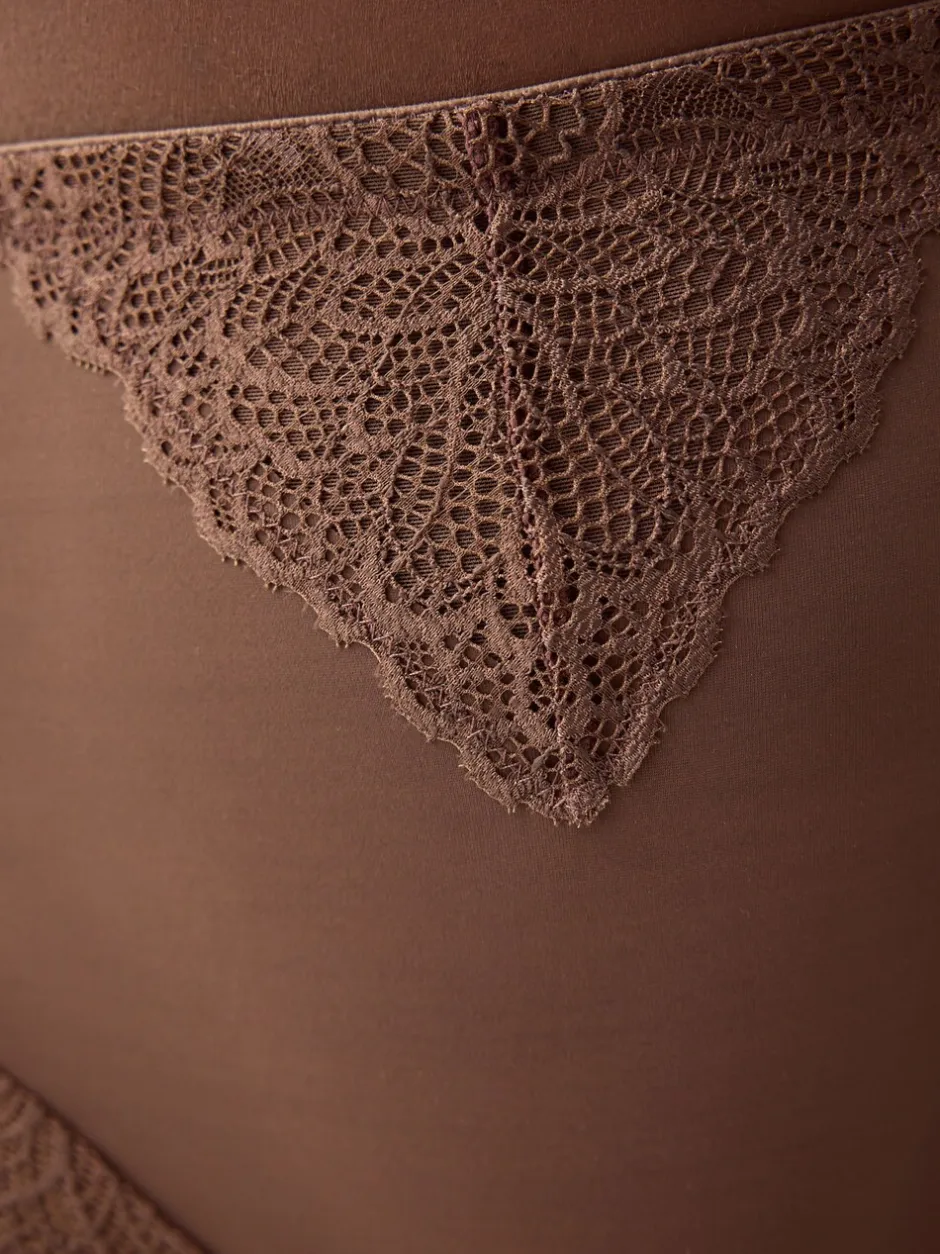 Shapewear|Next - Vormende slip met stevige buikcorrectie Chocoladebruin