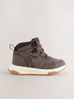 Boots|Next - Warmgevoerde wandellaarzen Chocoladebruin
