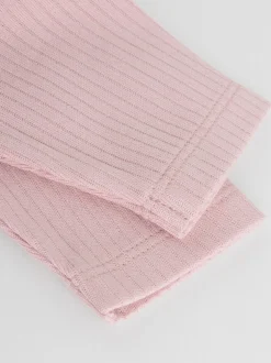 Rompertjes En Hemdjes*Next Chocoladebruin Roze - Verpakking van 5 rompertjes met lange mouwen