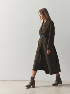 Boots|Next - Forever Comfort® Square Toe Block Heel Ankle Boots Chocoladebruin Slang