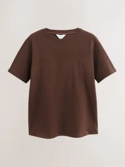 Moederschap*Next - Maternity Nursing T-Shirts 2 Pack Chocolate Brown and Green Stripe