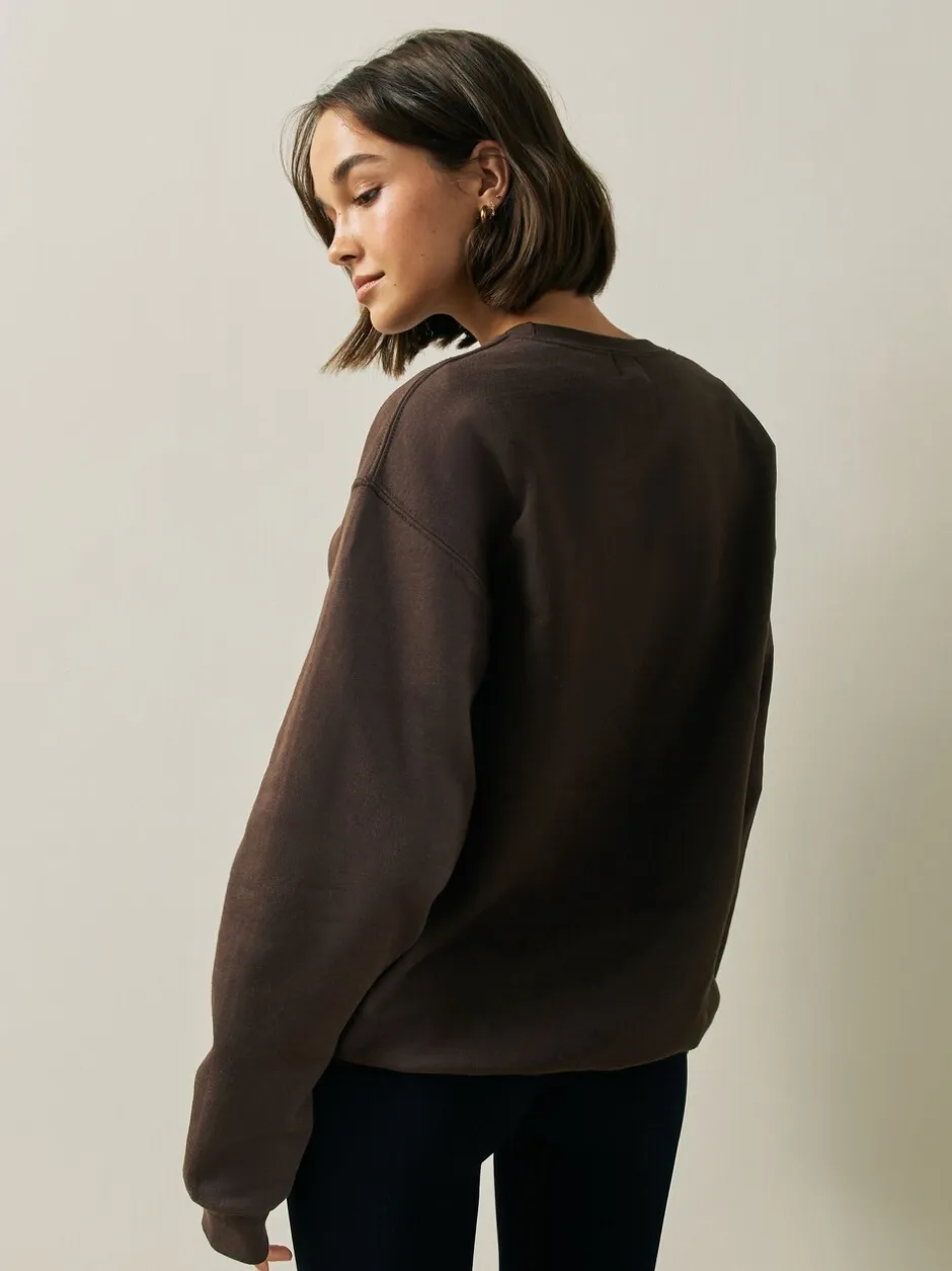 Hoody's En Sweatshirts|Next - Sweatshirt Chocolate Brown Coffee Club