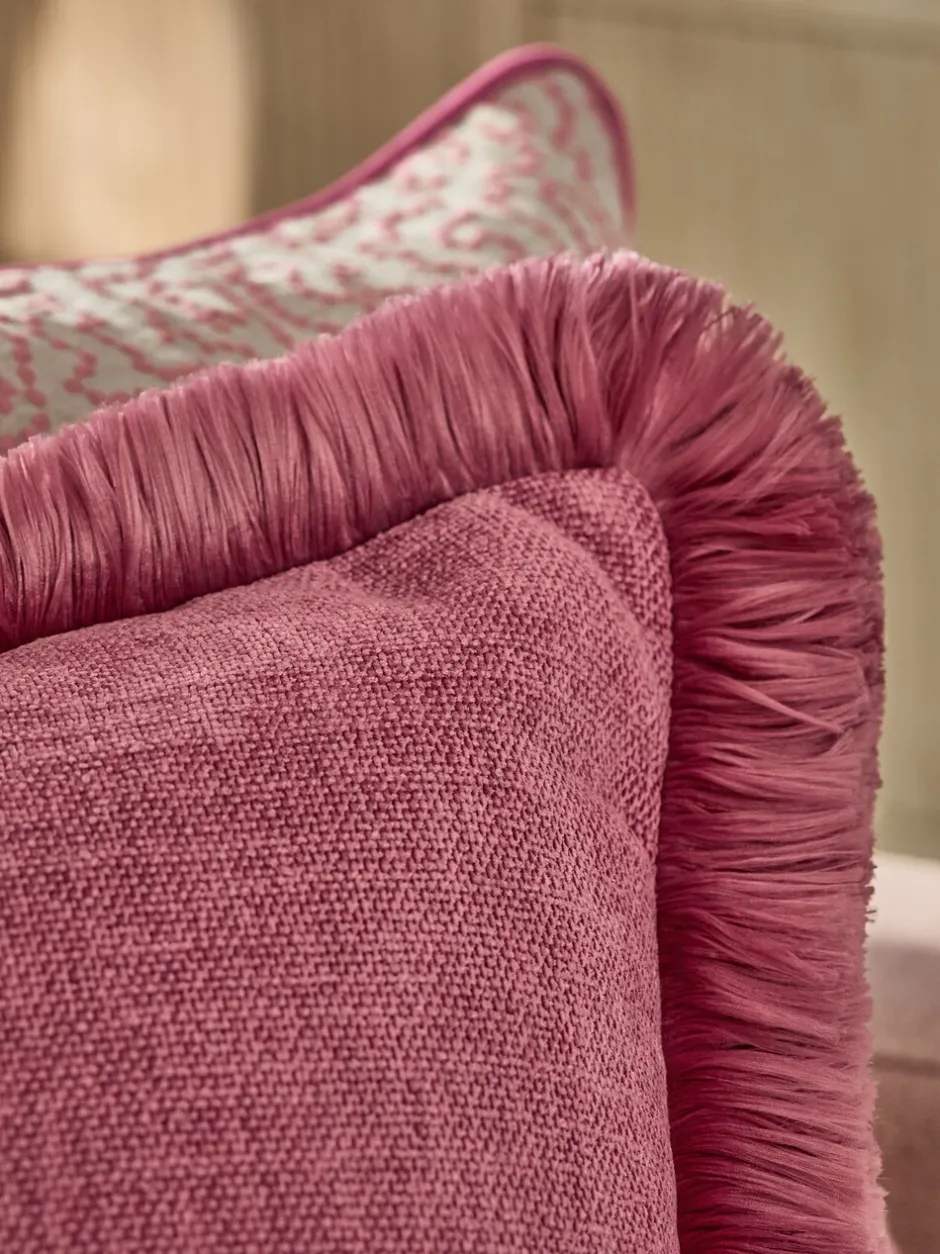 Kussentjes En Plaids|Kussentjes En Plaids|Next Chunky Fringe Velvet Chenille Cushion