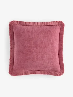 Kussentjes En Plaids|Kussentjes En Plaids|Next Chunky Fringe Velvet Chenille Cushion