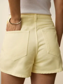 Shorts*Next - Denim shorts voor jongens Citroengeel